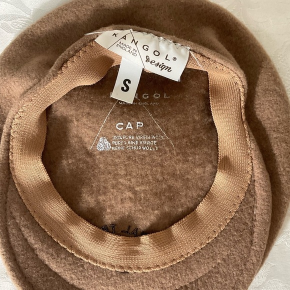 Kangol Flat Cap Hat 100% Virgin Wool Made in England Vintage Size S Royal Troon - Picture 5 of 6